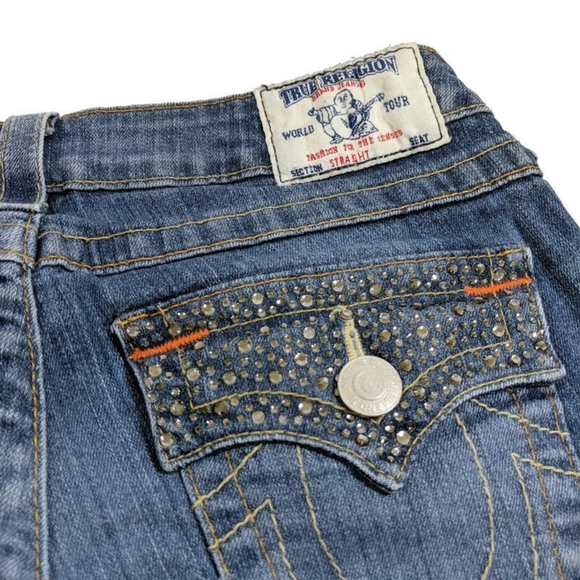 jeans with bling on legs